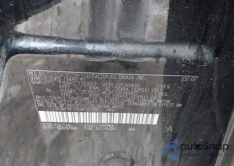 2013 Toyota Rav4 Xle from USA, damaged, VIN 2T3WFREV3DW010220
